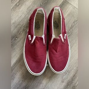 Maroon vans